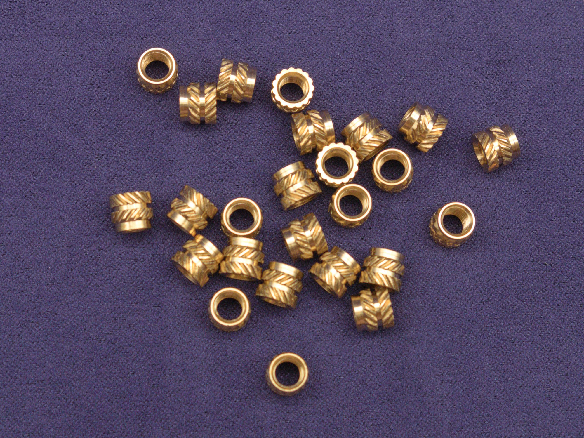 Heatset Insert, M5x7x6, 25pcs