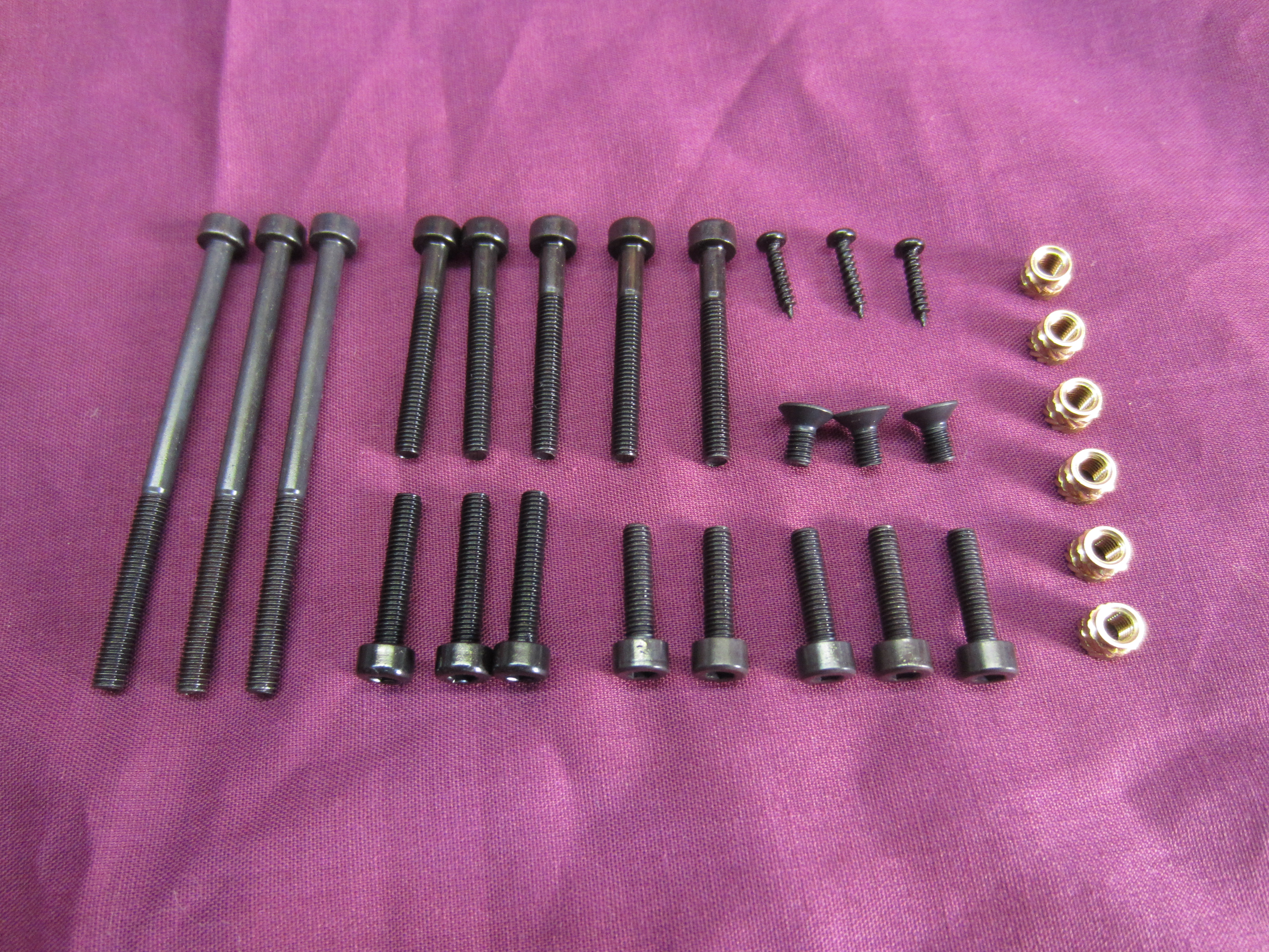 Screw Kit for Stealthburner Upgrade (Steel Black)