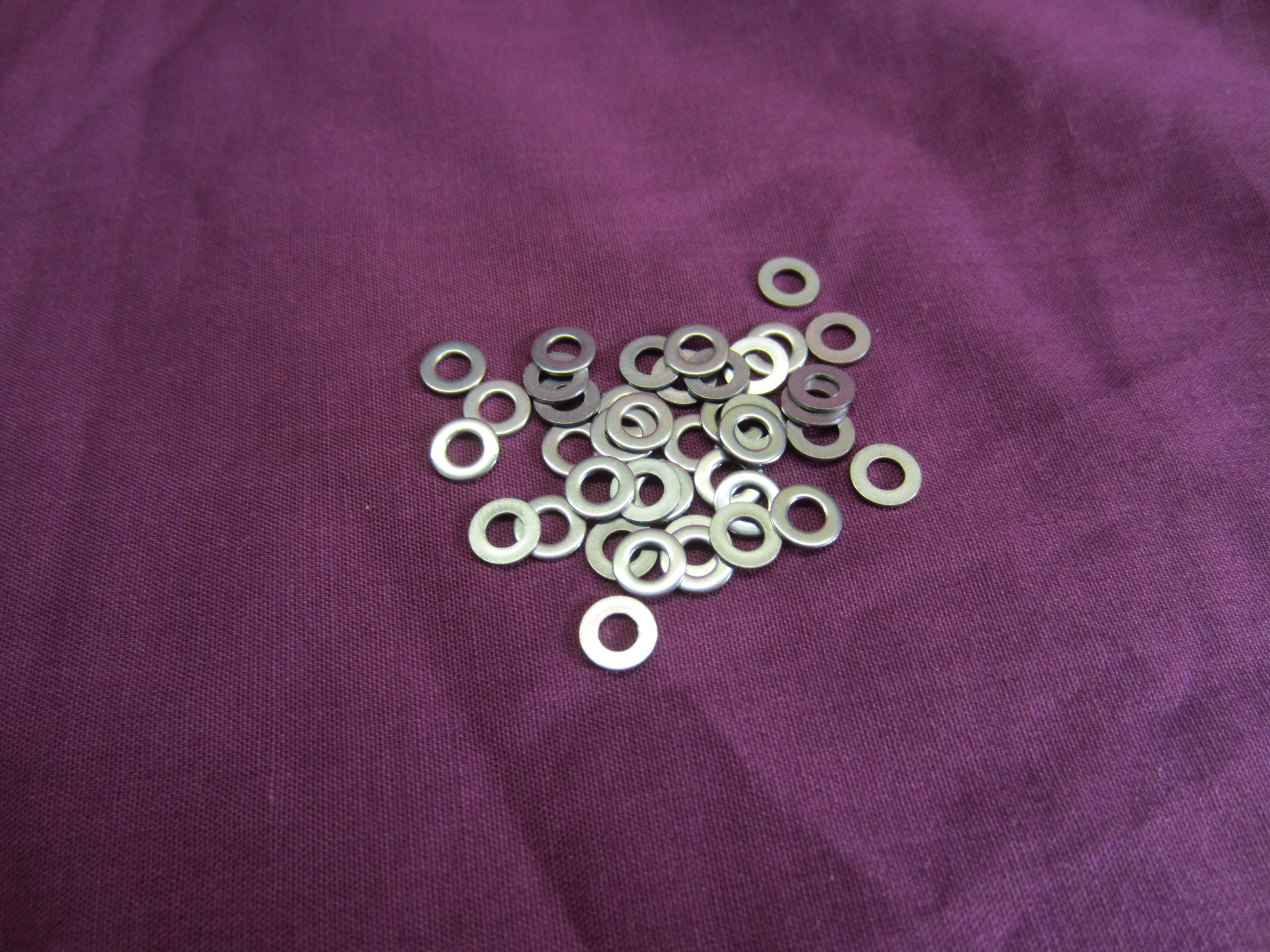 3x6x0.5mm Shim Ring DIN 988, 40 pcs