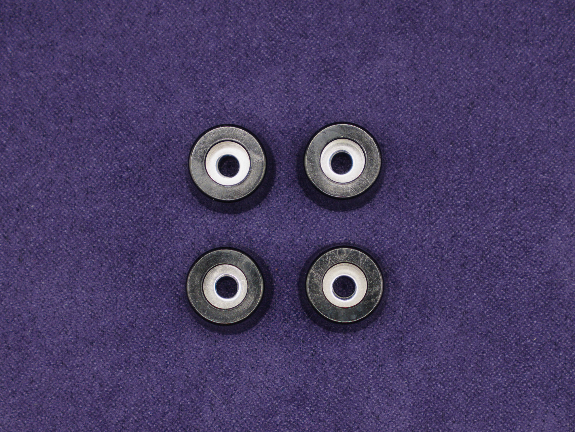 4x Rubber Feet 14x11x9mm for V0.2, Black