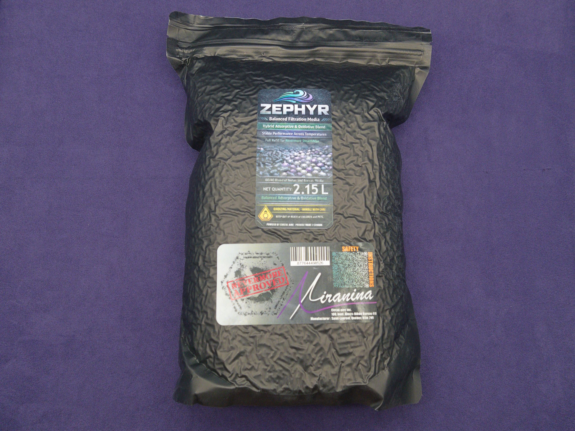 Zephyr - 60/40 Pre-Mix of Boreas Activated Carbon and Notus