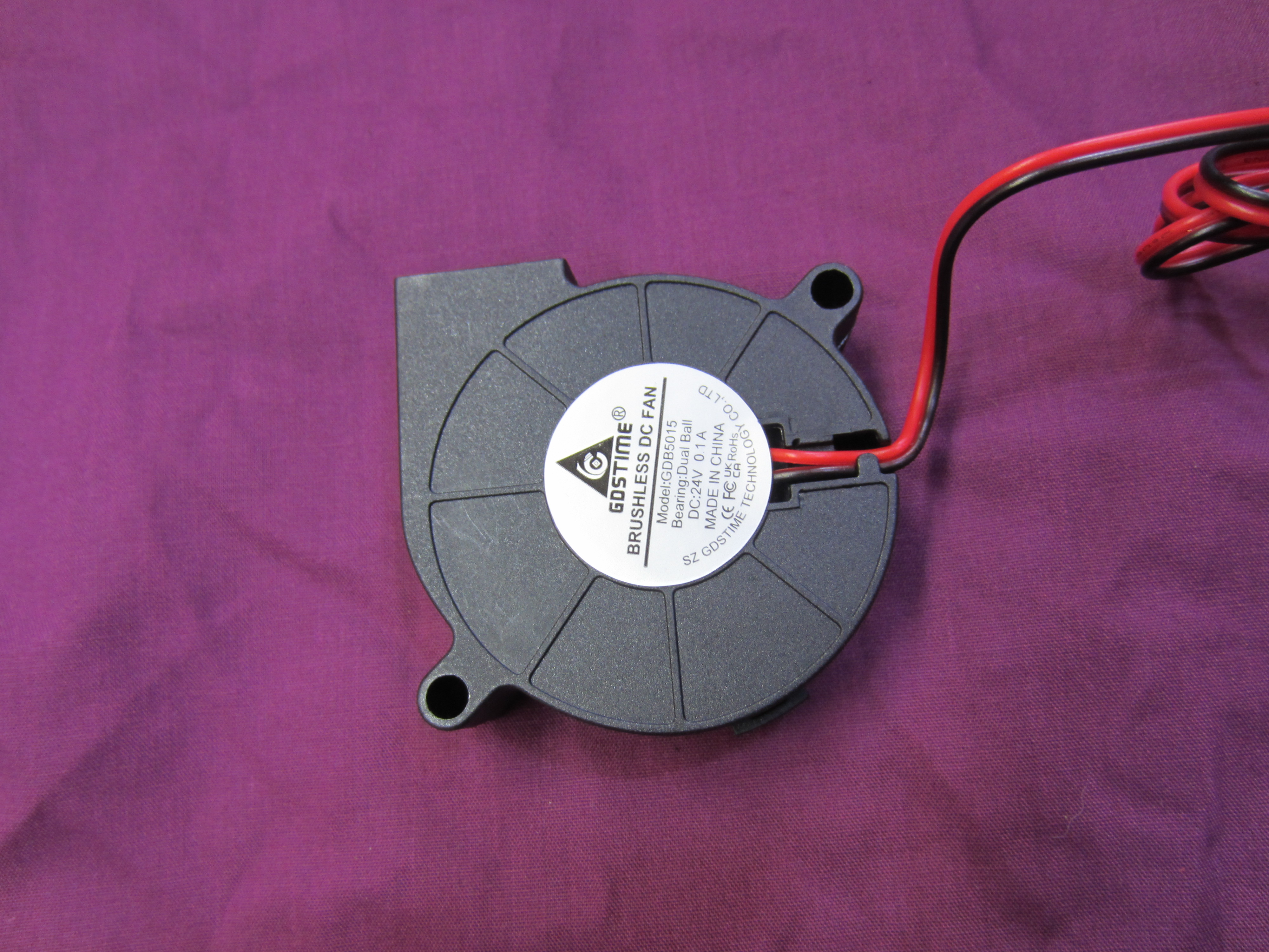 Gdstime 5015 Blower GDB5015, Dual Ball Bearing, 24V