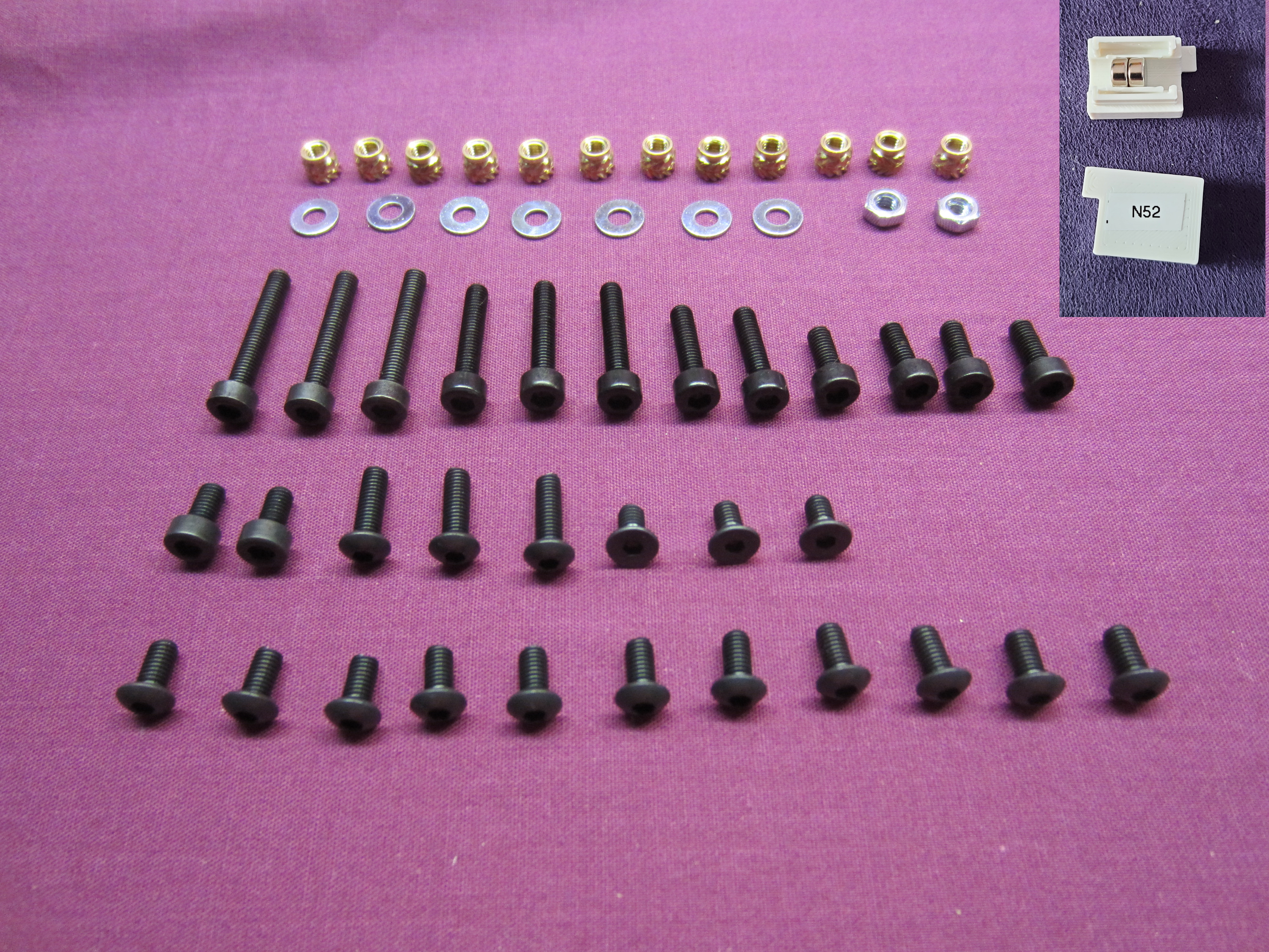 Voron Tap Screw Kit - Steel Black