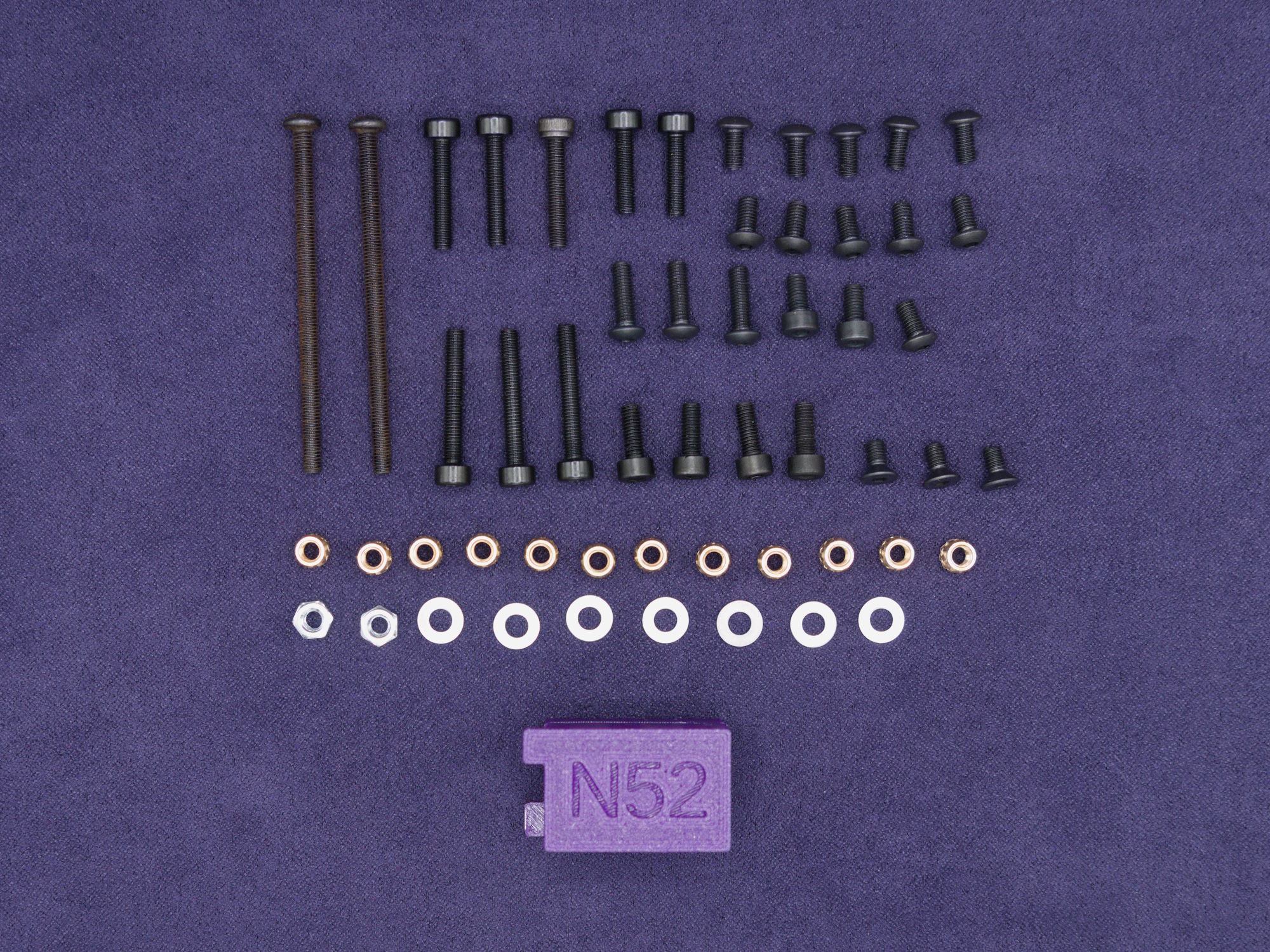 Voron Tap Screw Kit - Steel Black