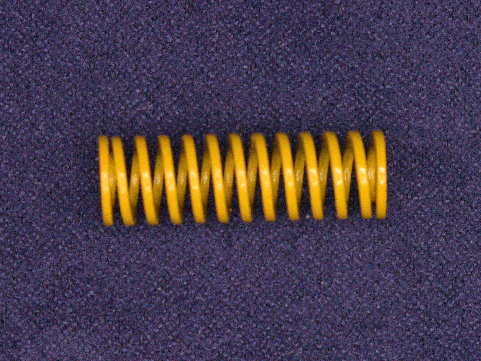 Bed Spring 25mm (yellow, light load)