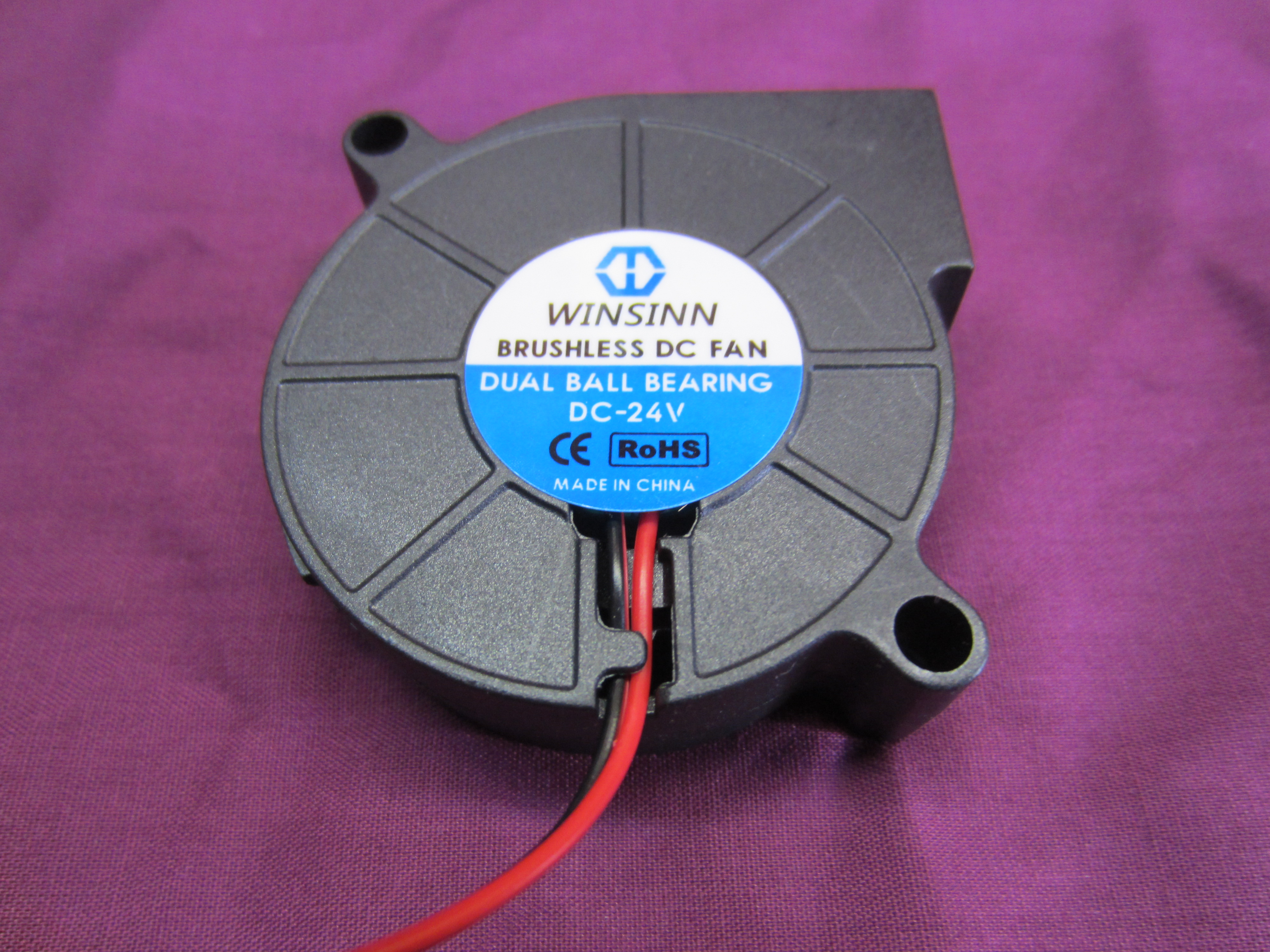 Winsinn 5015 Blower, Dual Ball Bearing, 24V