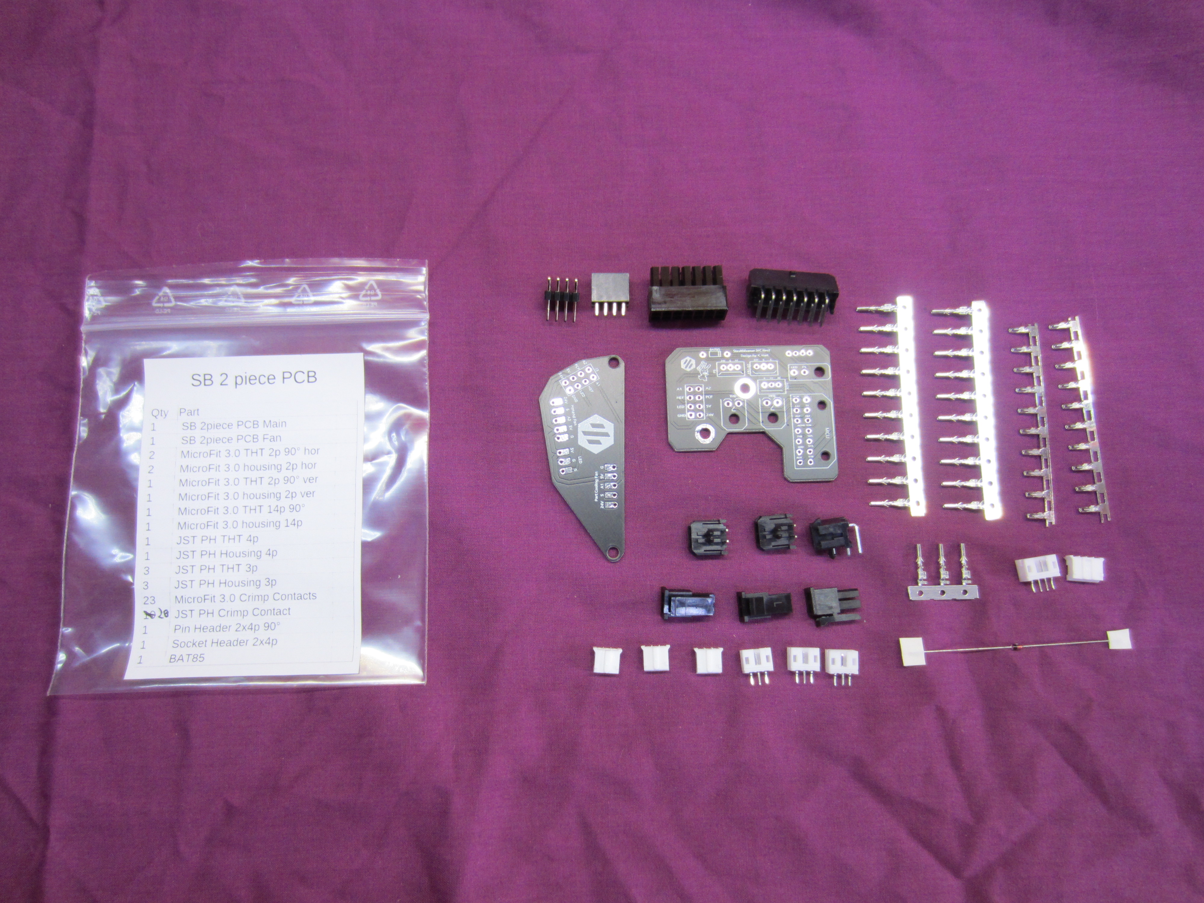 Stealthburner Toolhead 2 piece PCB Rev 4.0